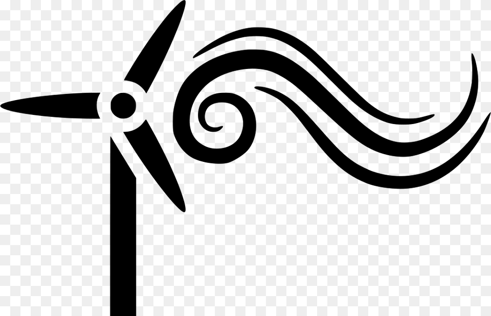 Transparent Wind Energy Clipart, Gray Png Image