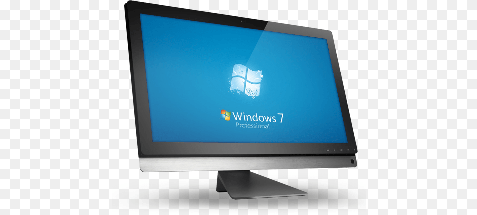Transparent Windows 7 Windows 7 Computer Monitor, Computer Hardware, Electronics, Hardware, Screen Png Image
