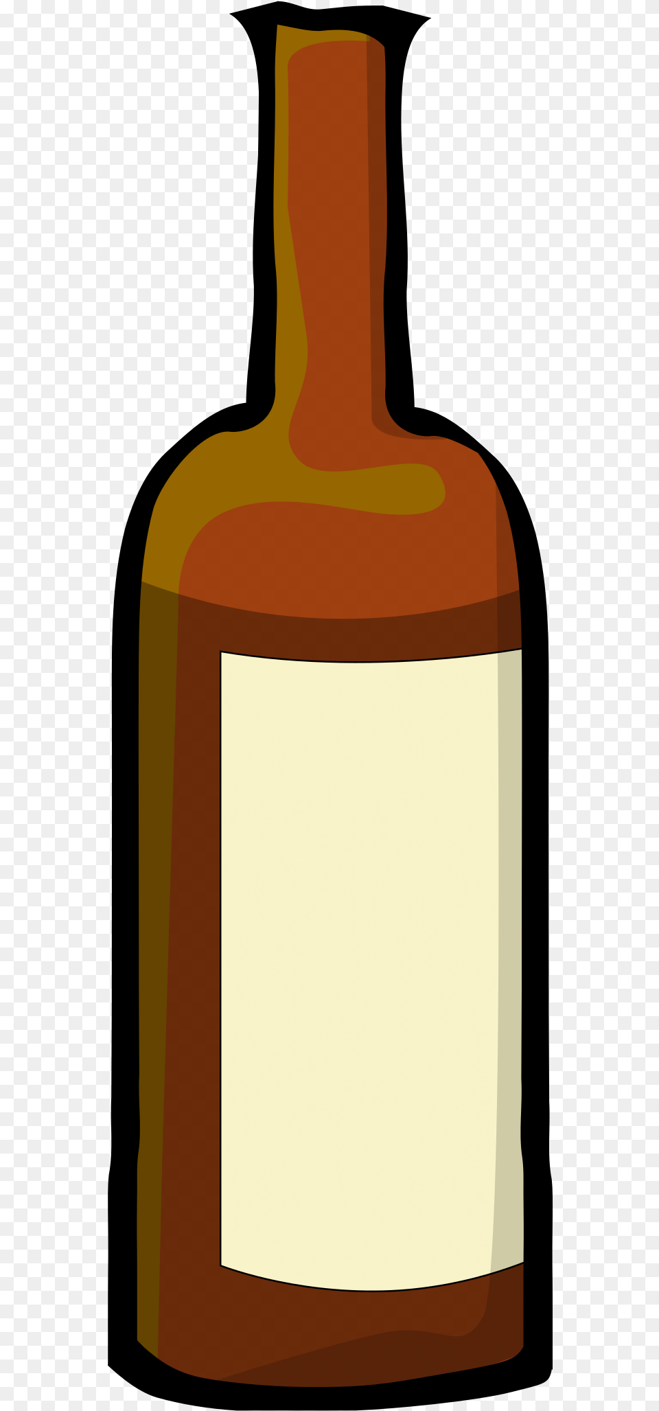 Transparent Wine Bottle Clipart, Alcohol, Beverage, Liquor, Wine Bottle Png Image
