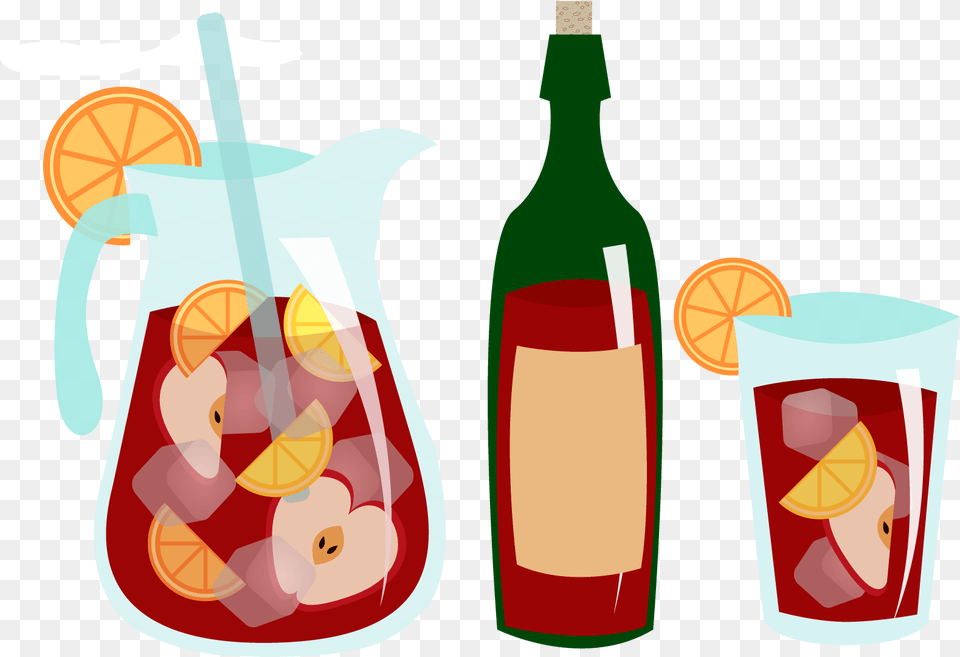 Transparent Wine Emoji Sangria Clipart, Food, Ketchup, Bottle, Beverage Free Png Download