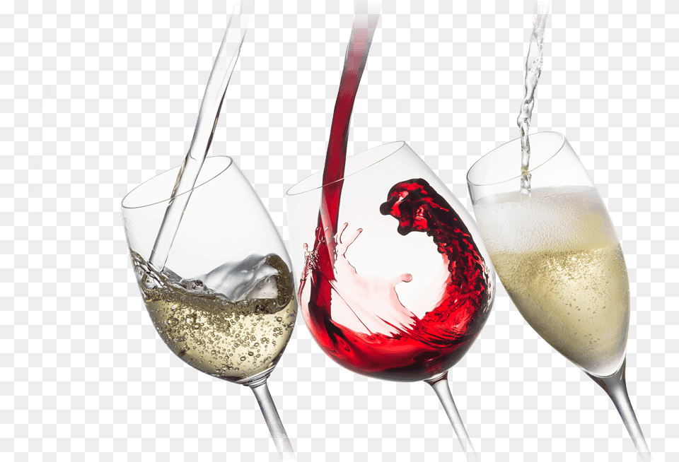 Transparent Wine Red Wine White Wine Sparkling Wine, Wine Glass, Alcohol, Beverage, Glass Png Image