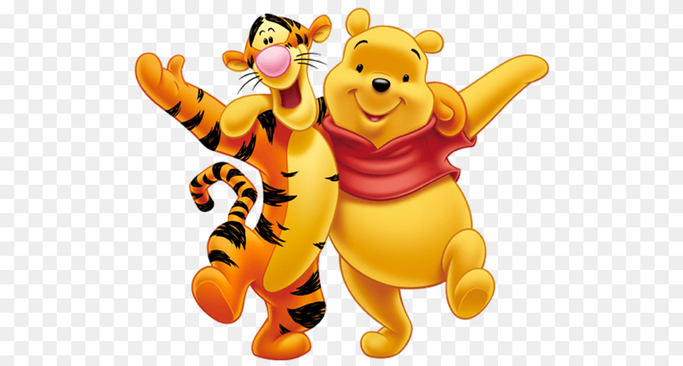 Transparent Winnie The Pooh And Tigger Gallery, Mascot, Plush, Toy Png Image