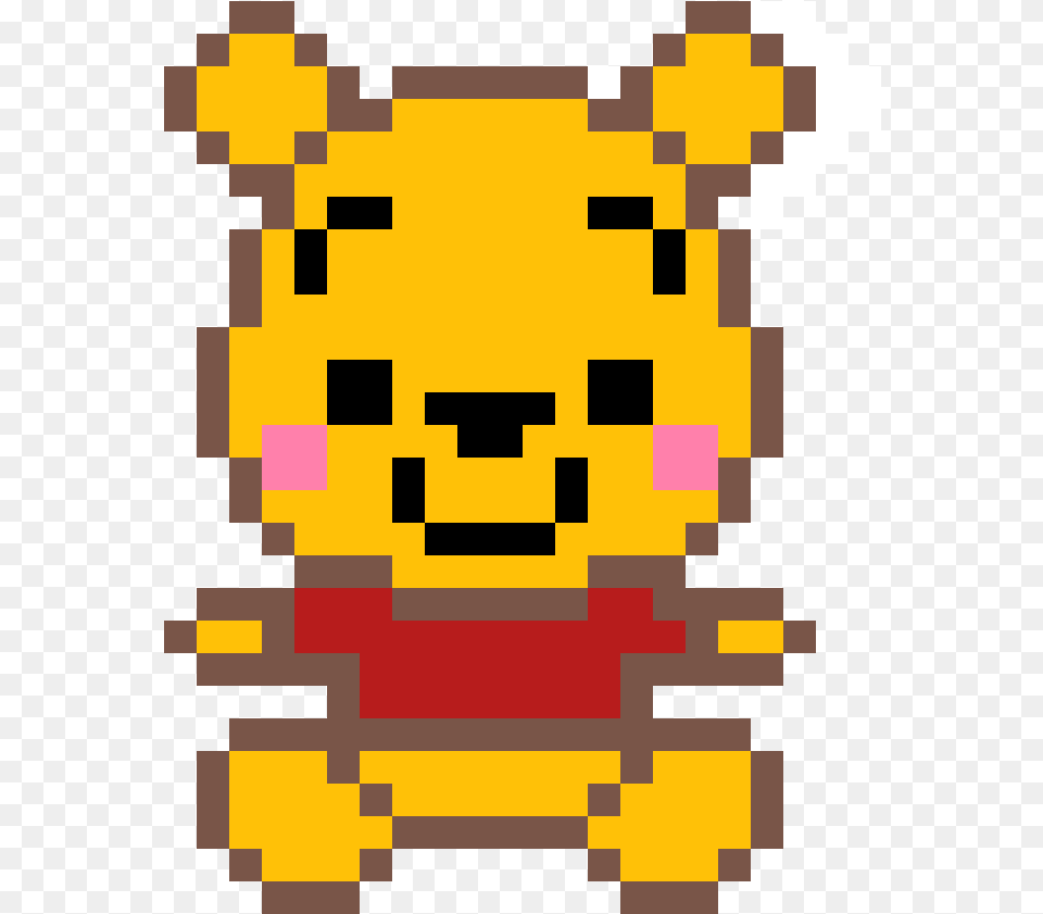 Transparent Winnie The Pooh Minecraft Pixel Art Teddy Bear, First Aid Png