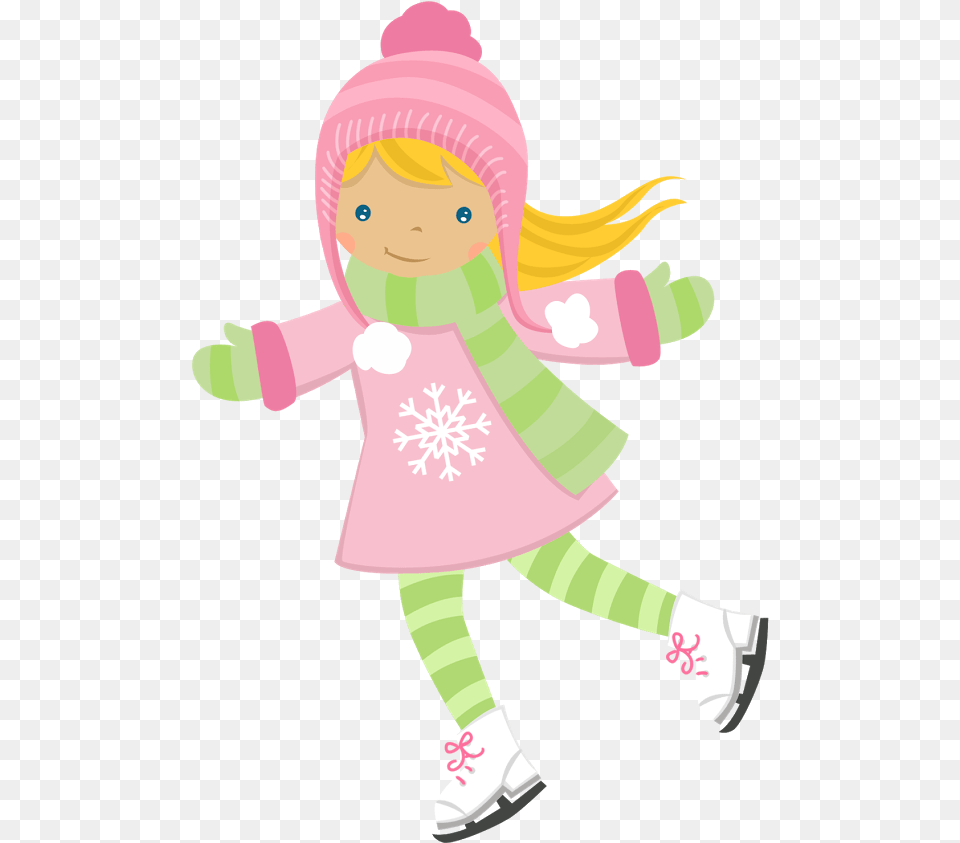 Winter Wonderland Clip Art Girl In Snow Clipart, Baby, Clothing, Hat, Person Free Transparent Png