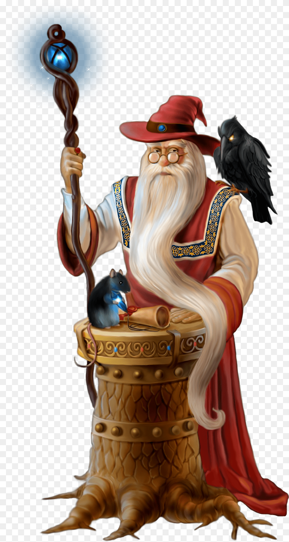 Transparent Wizard Picture Transparent Wizard, Figurine, Woman, Person, Female Png