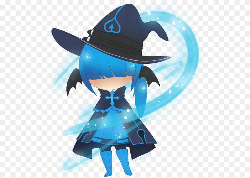 Transparent Wizard Wizard Chibi Transparent, Clothing, Hat, Sun Hat Free Png Download