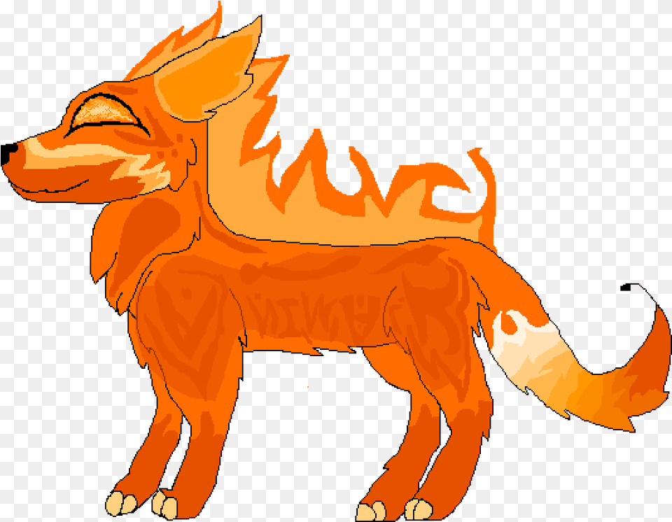 Transparent Wolf Cartoon Fire Wolf Cartoon, Baby, Person, Animal, Coyote Png Image