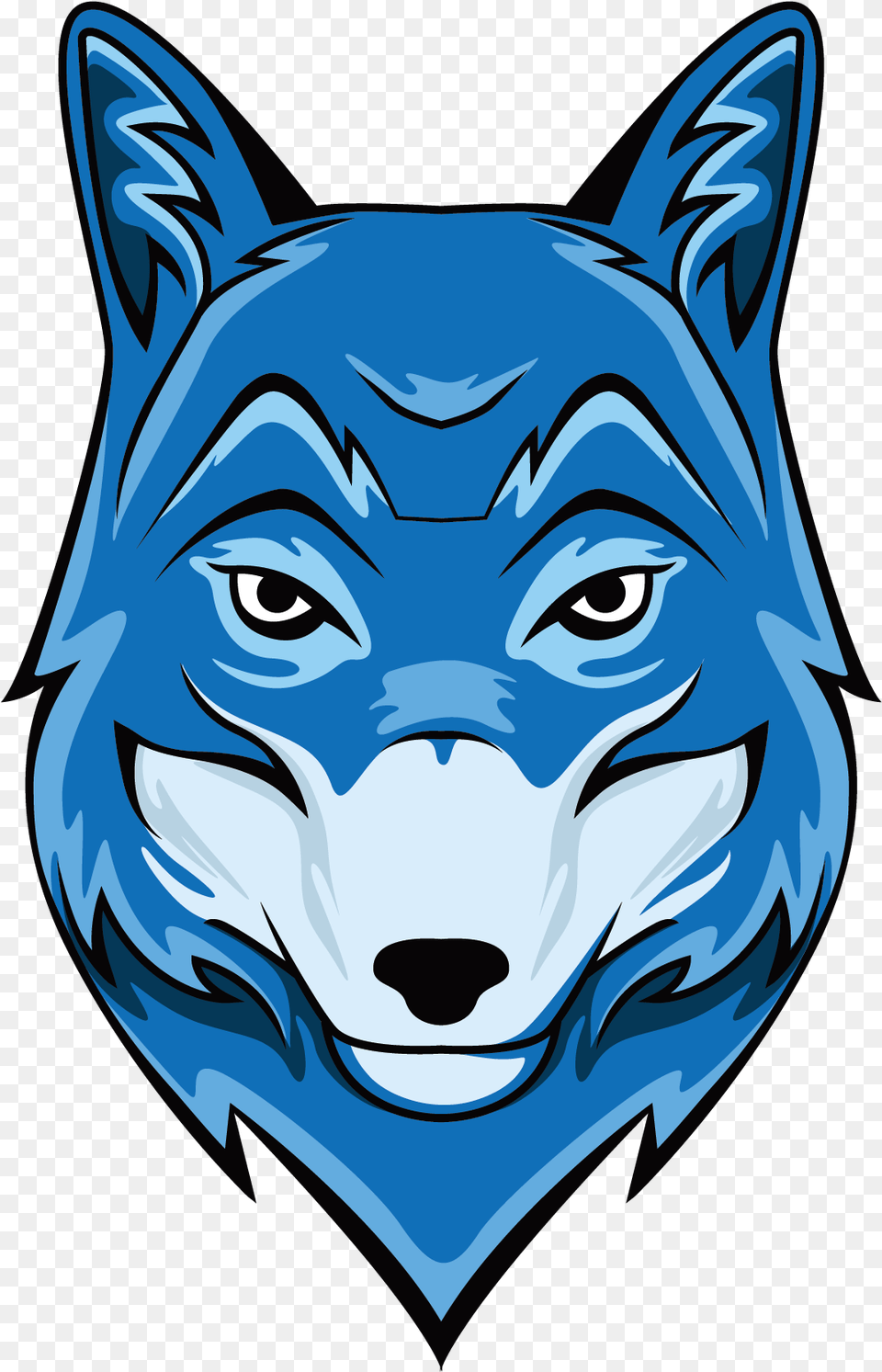 Transparent Wolf Clipart Blue Wolf Head, Baby, Person, Animal, Mammal Png Image