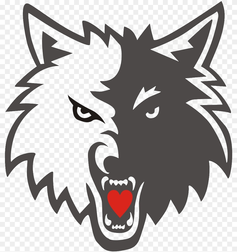 Transparent Wolf Clipart Wolf Logo, Animal, Mammal Png