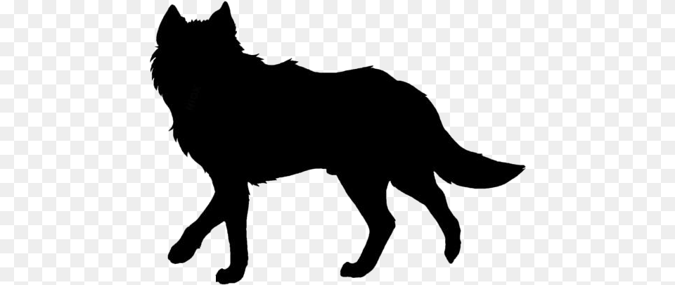 Transparent Wolf Silhouette Clip Art Schattenbild Pferd Mit Reiterin, Animal, Coyote, Mammal, Cat Png