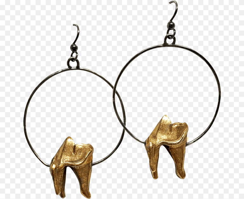 Transparent Wolf Teeth Earrings, Accessories, Bronze, Earring, Jewelry Free Png Download