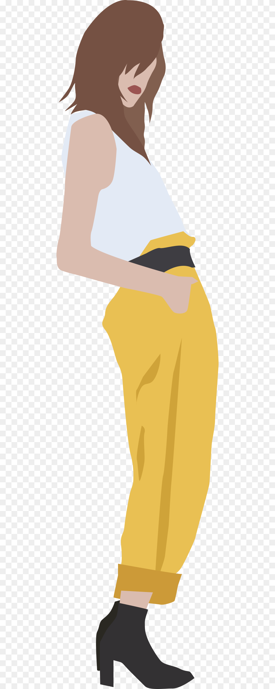 Woman Clipart Checking Out Veins Nurses, Clothing, Pants, Adult, Female Free Transparent Png