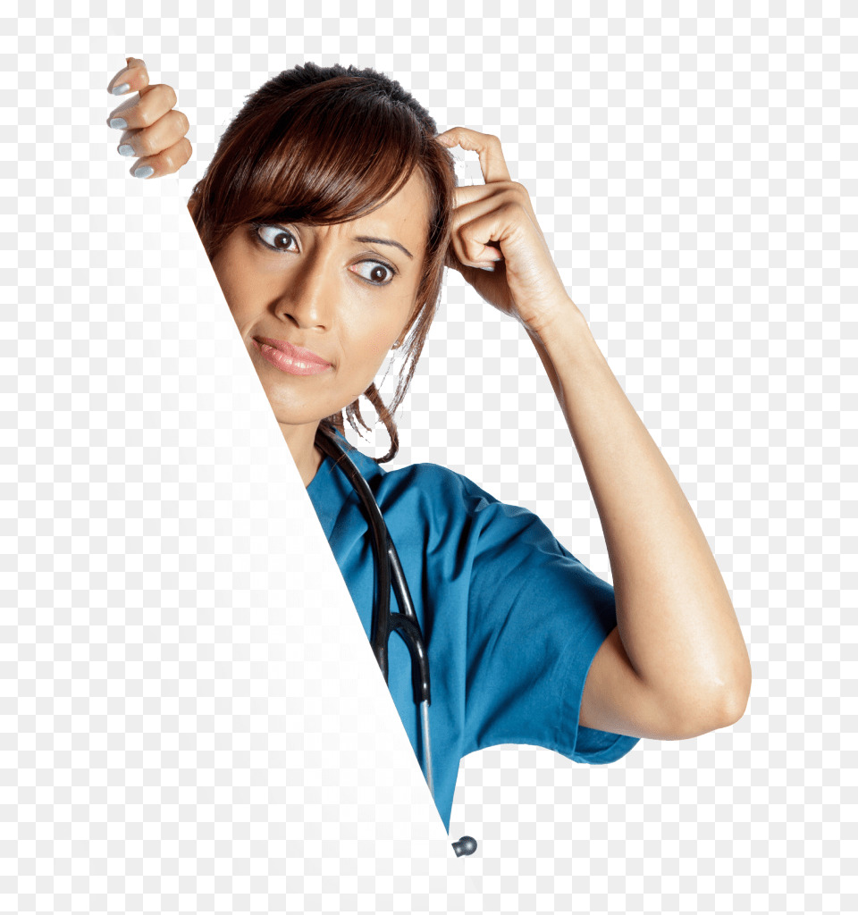 Transparent Woman Confused, Hand, Person, Girl, Teen Free Png