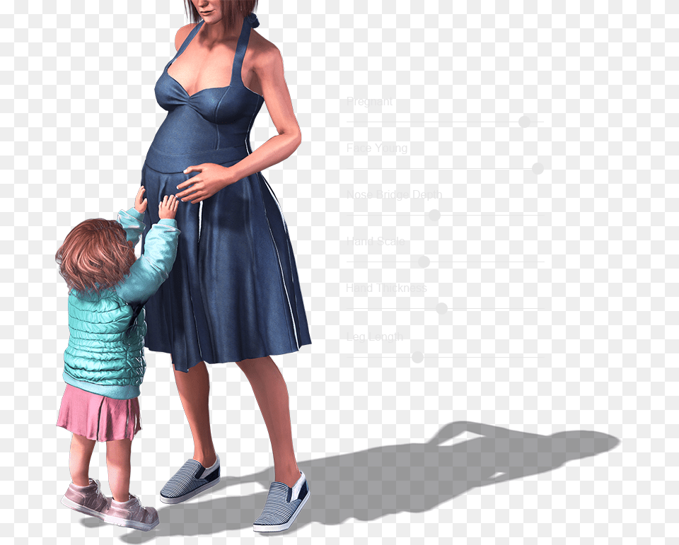 Women Clothes Character Creator 3 Pregnant, Footwear, Shoe, Clothing, Dress Free Transparent Png