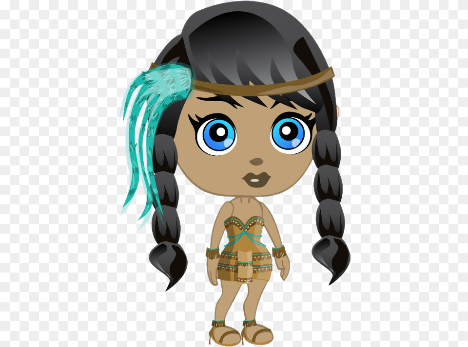 Transparent Women Native American Native American Female Hair Cartoon, Baby, Person, Doll, Toy Png