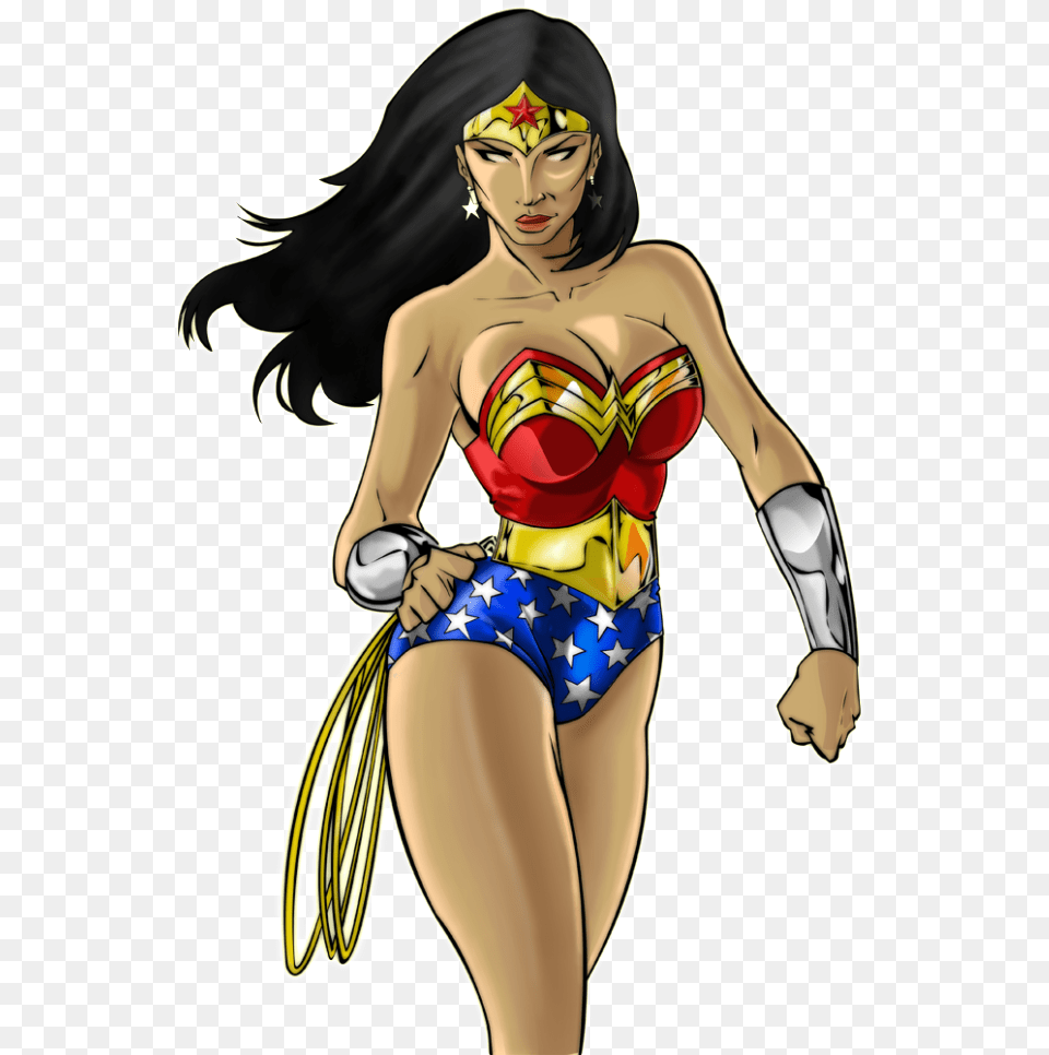 Transparent Wonder Woman Wonder Woman Clipart, Adult, Swimwear, Person, Female Png
