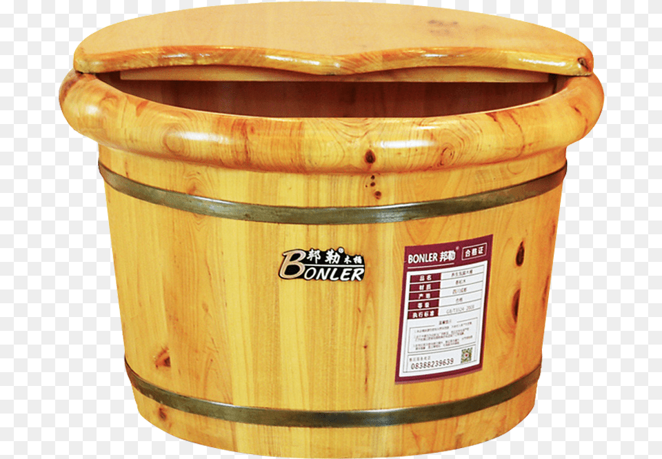 Transparent Wood Barrel Wood, Bucket, Tub, Can, Tin Png Image