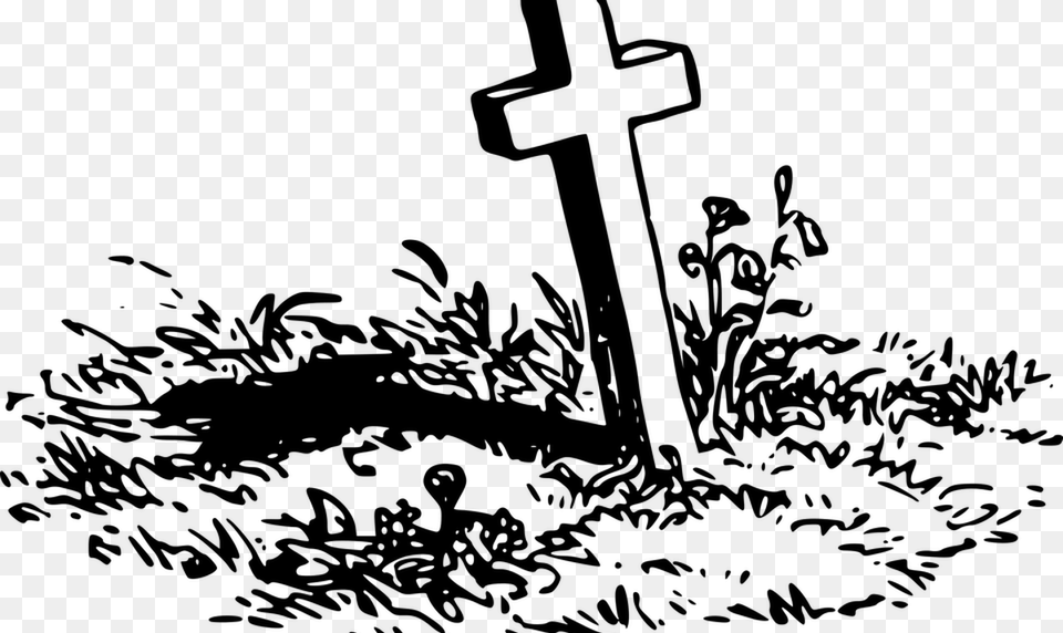 Transparent Wooden Cross Grave Clipart, Symbol, Green Png