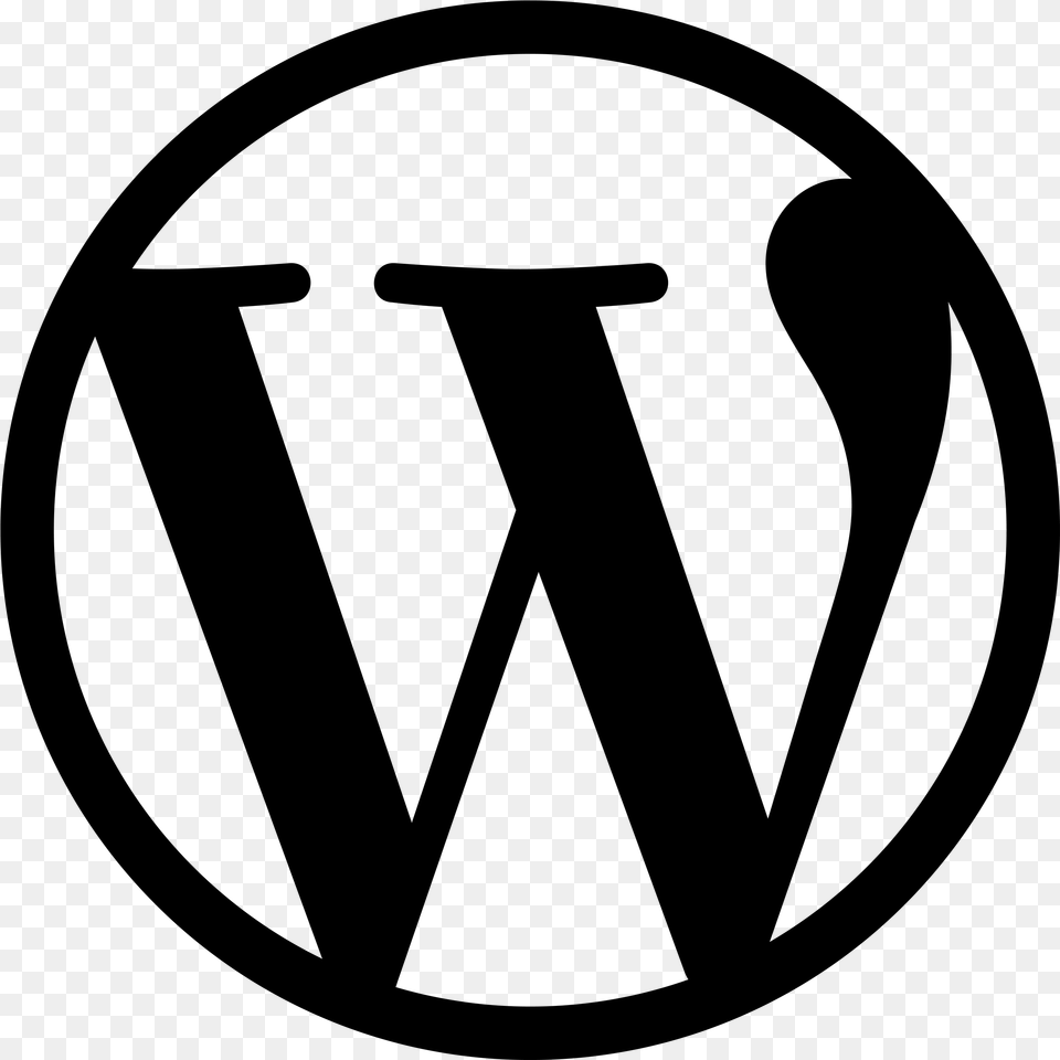 Transparent Wordpress Logo Wordpress Icon, Gray Png
