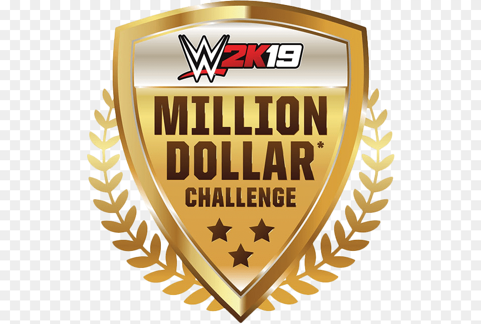Wwe 2k17 Wwe 2k19 Million Dollar Challenge, Badge, Logo, Symbol, Mailbox Free Transparent Png