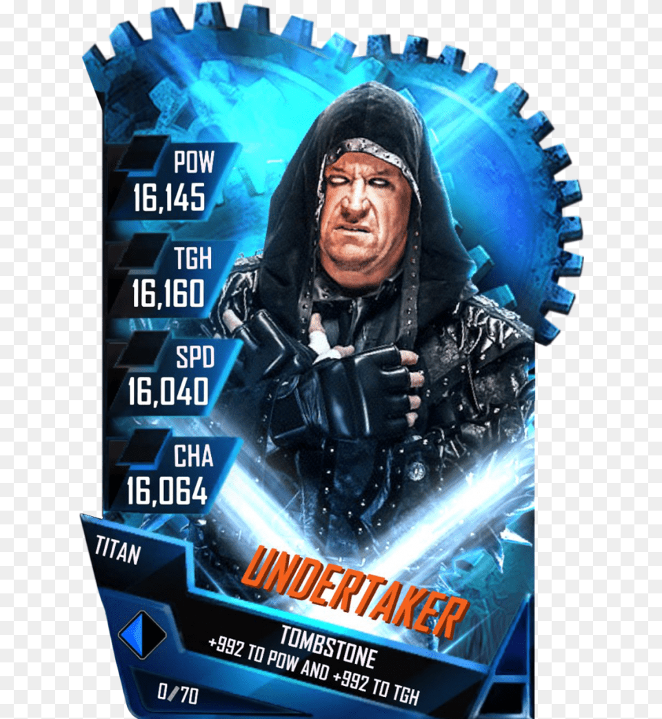 Wwe Undertaker Supercard Summerslam 18 Cena, Advertisement, Clothing, Coat, Poster Free Transparent Png