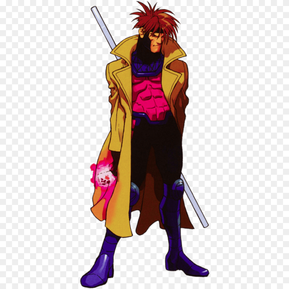 Transparent X Men Gambit Book, Comics, Publication, Adult Png Image