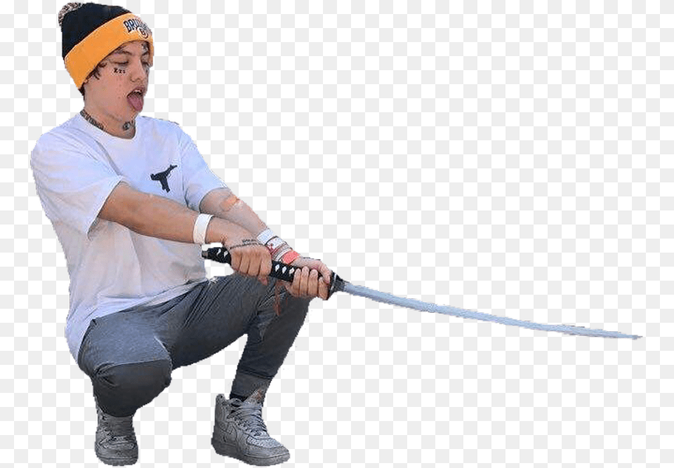 Transparent Xanax Sword, Weapon, Face, Head, Person Free Png