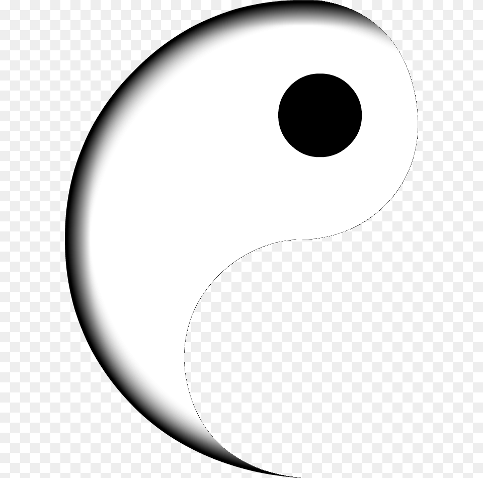 Yang White Yin Yang Half, Paint Container, Palette, Text Free Transparent Png