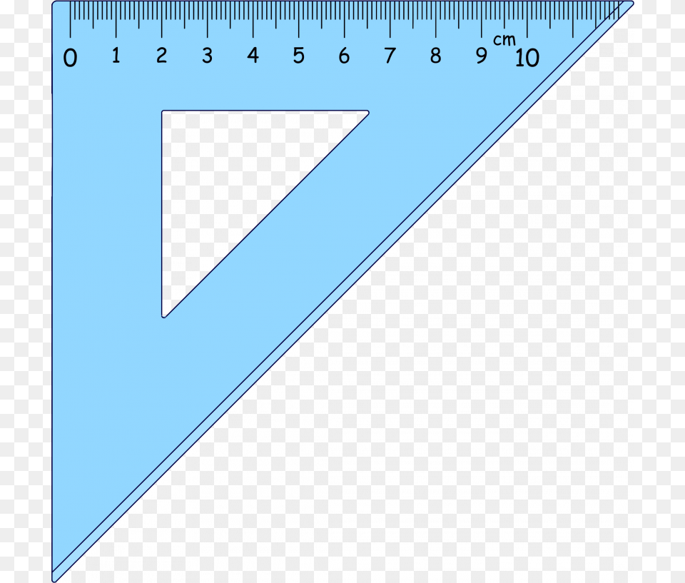 Transparent Yardstick Ruler Triangle Free Png Download