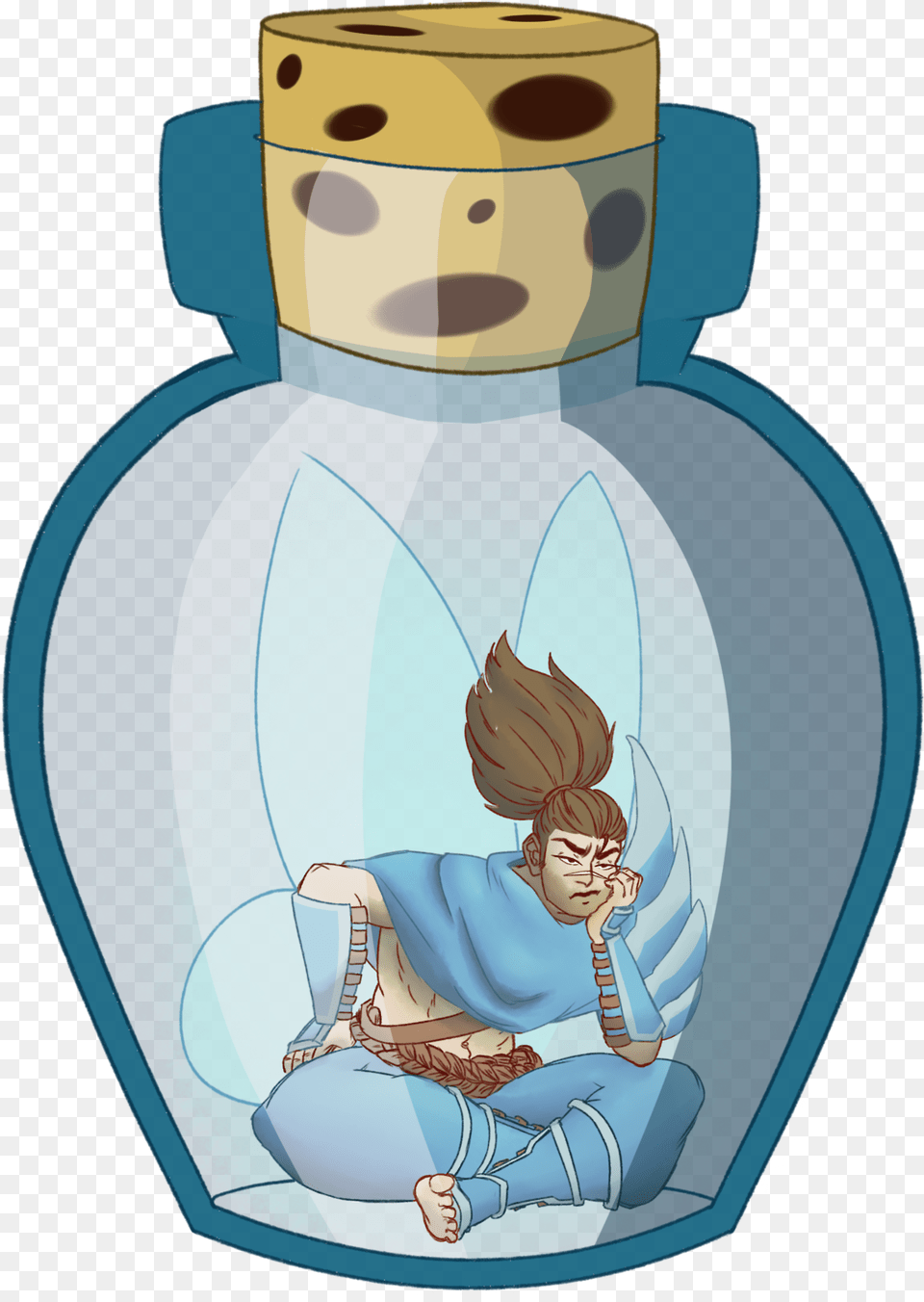 Yasuo Cartoon, Jar, Baby, Person, Publication Free Transparent Png