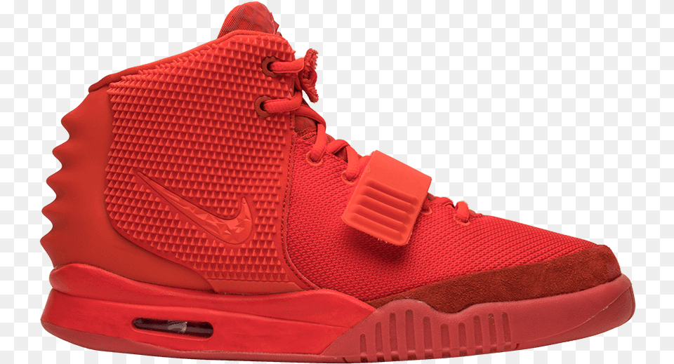 Transparent Yeezys Nike X Yeezy Red October, Clothing, Footwear, Shoe, Sneaker Png Image