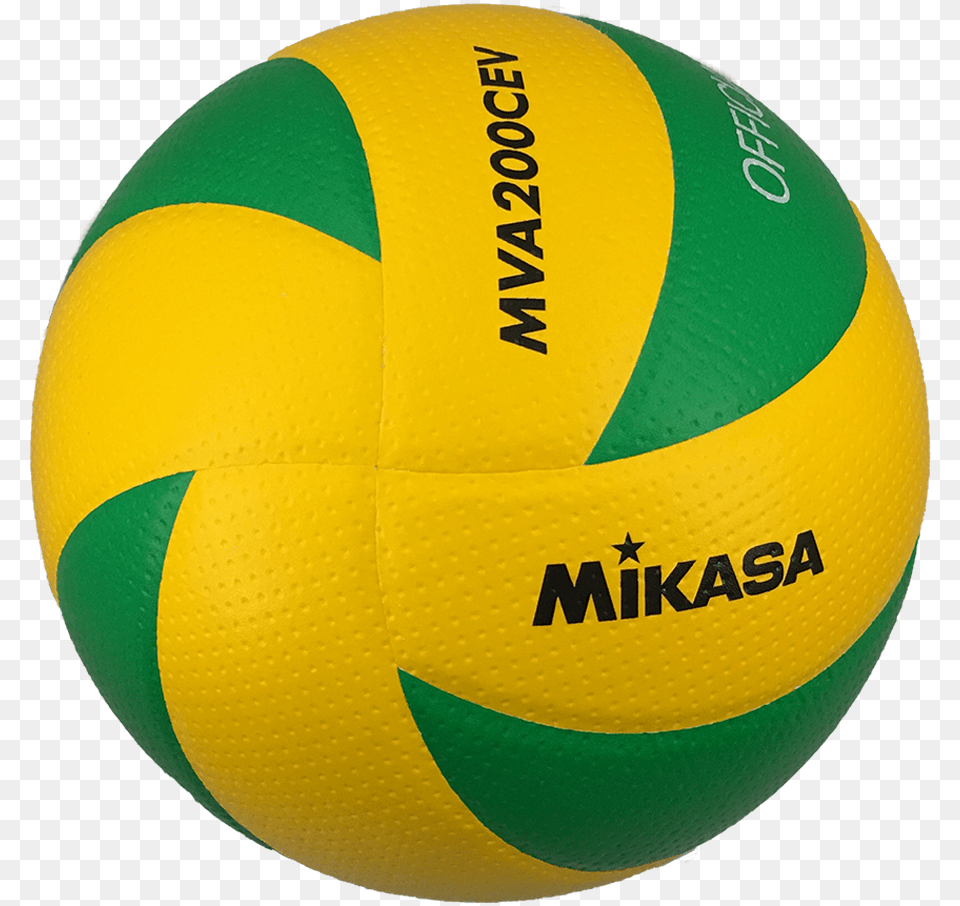 Transparent Yellow Ball Balon Mikasa Mva 200 Cev, Football, Soccer, Soccer Ball, Sport Free Png Download