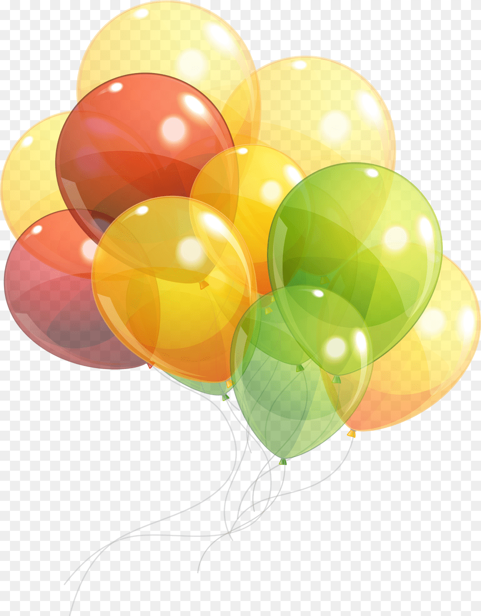 Transparent Yellow Balloon Ballon Fond Transparent Png