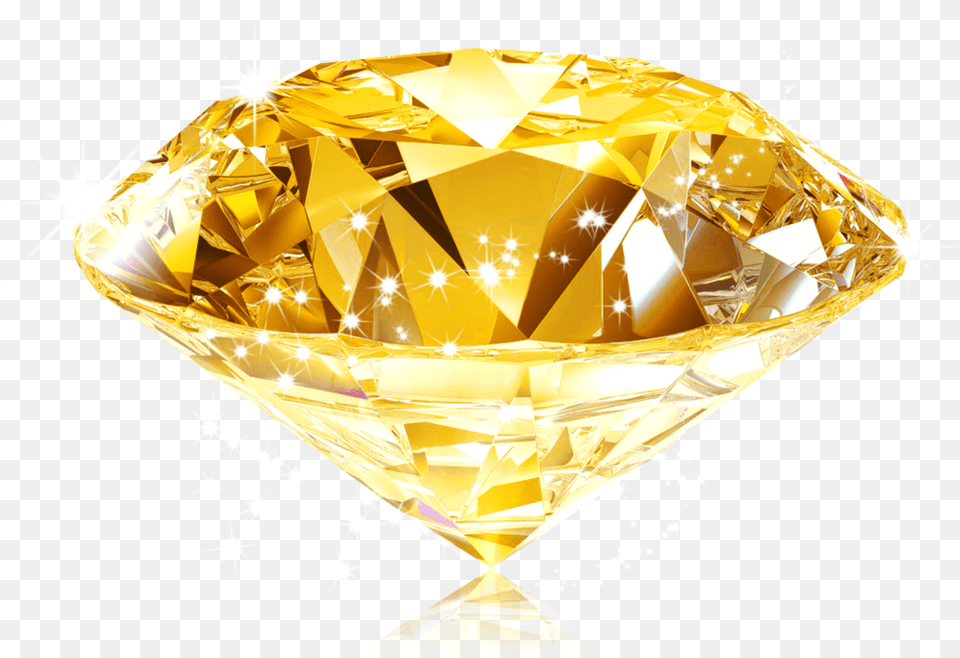 Transparent Yellow Diamond, Accessories, Jewelry, Gemstone, Female Free Png Download