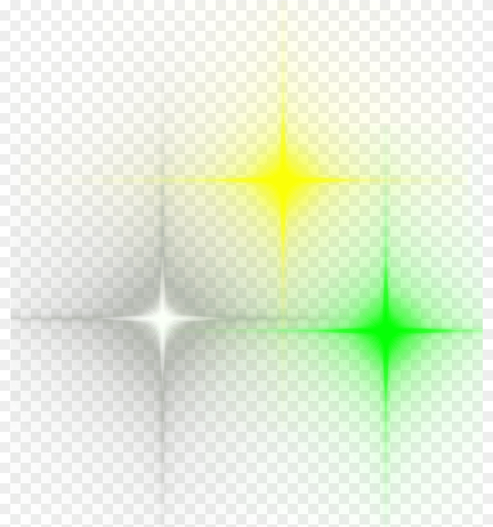 Transparent Yellow Light Effect Cross Light Effect, Flare, Green, Lighting, Sunlight Free Png Download