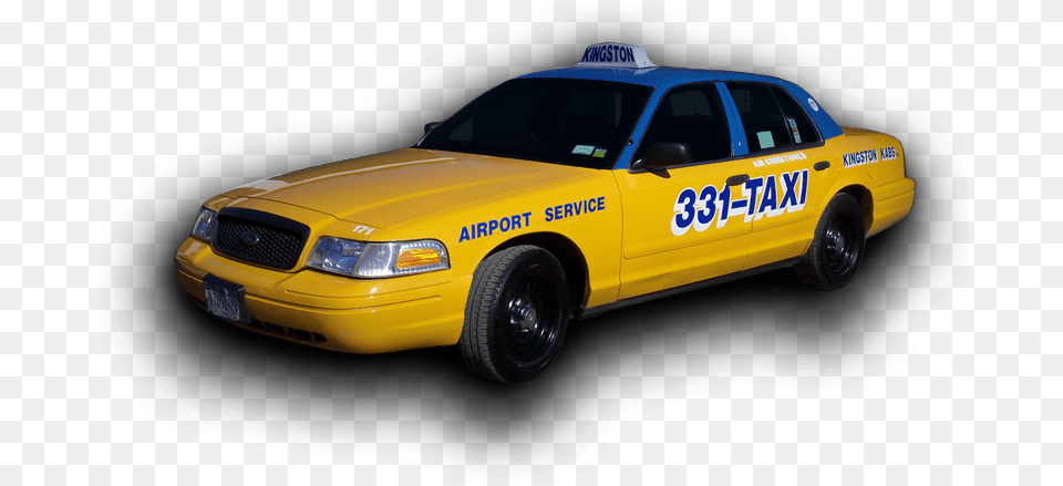 Yellow Taxi Ford Crown Victoria Police Interceptor, Car, Transportation, Vehicle, License Plate Free Transparent Png