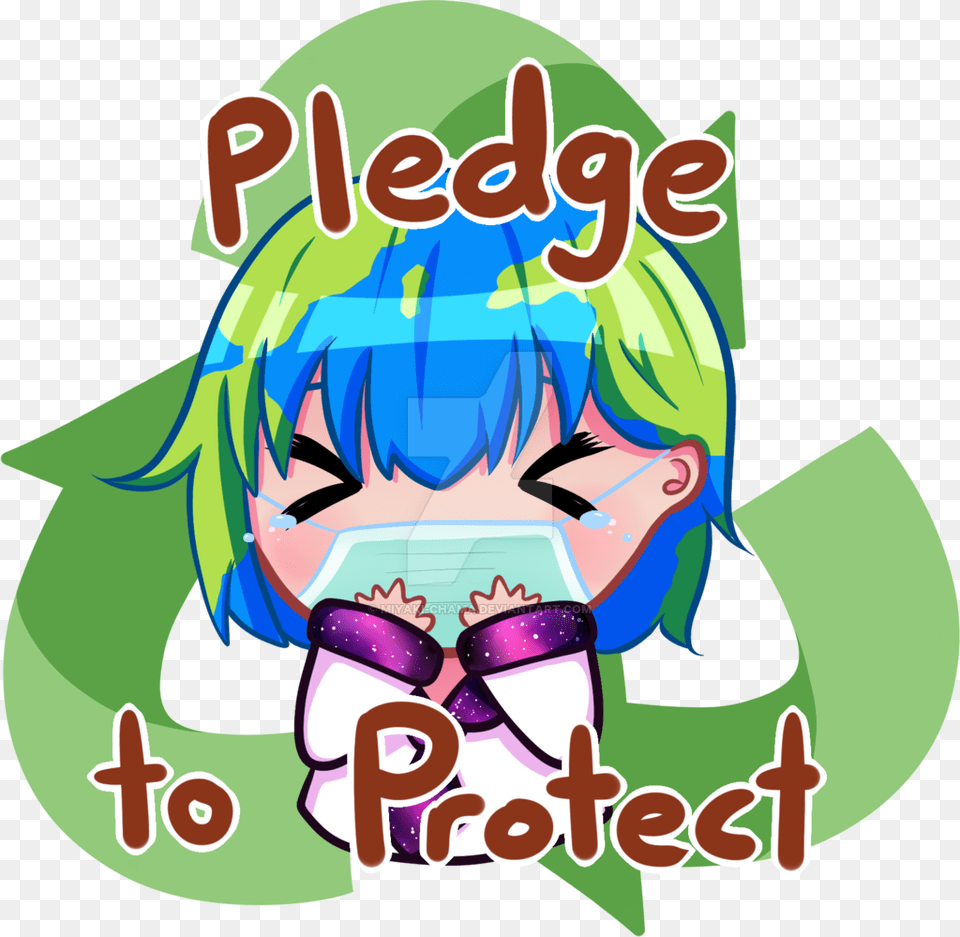Transparent Yes Clipart Earth Chan Save The Ocean, Book, Comics, Publication, Symbol Png Image