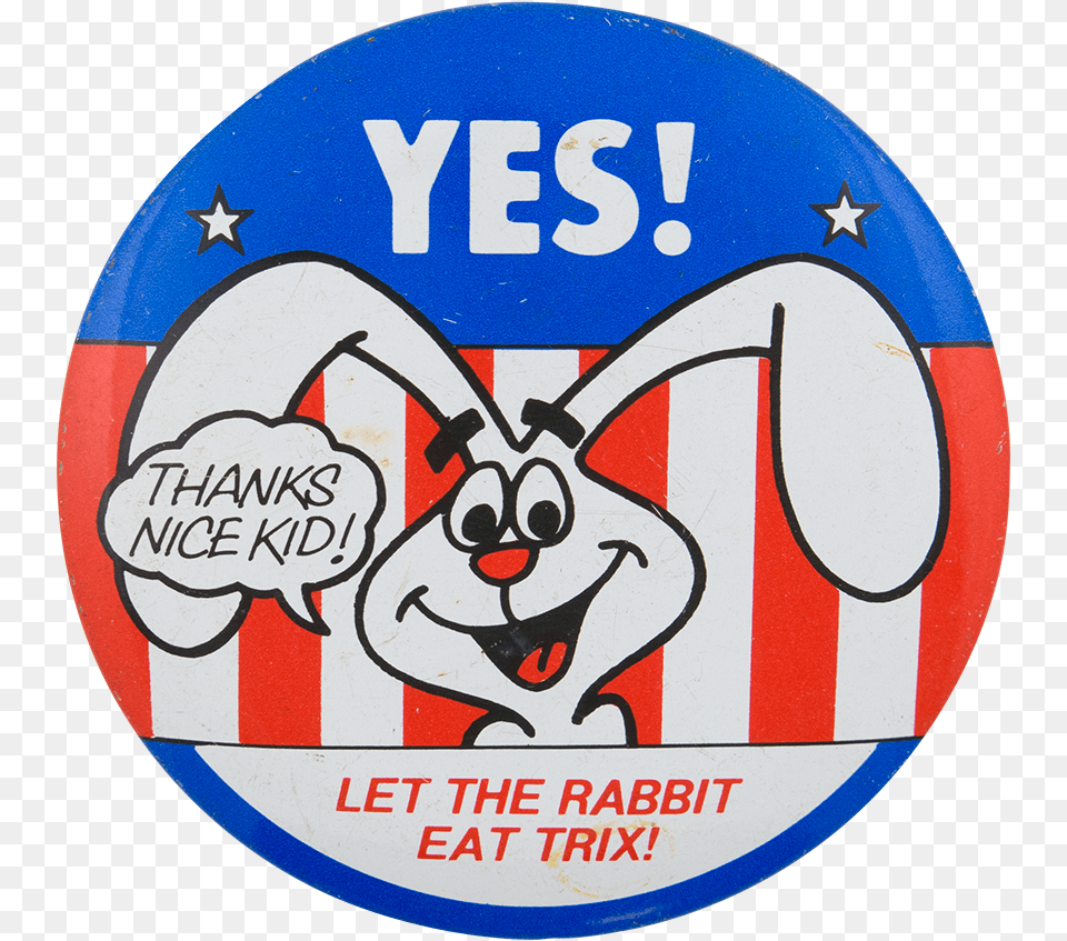 Transparent Yes No Button Trix Rabbit Vote, Badge, Logo, Symbol, Sticker Free Png