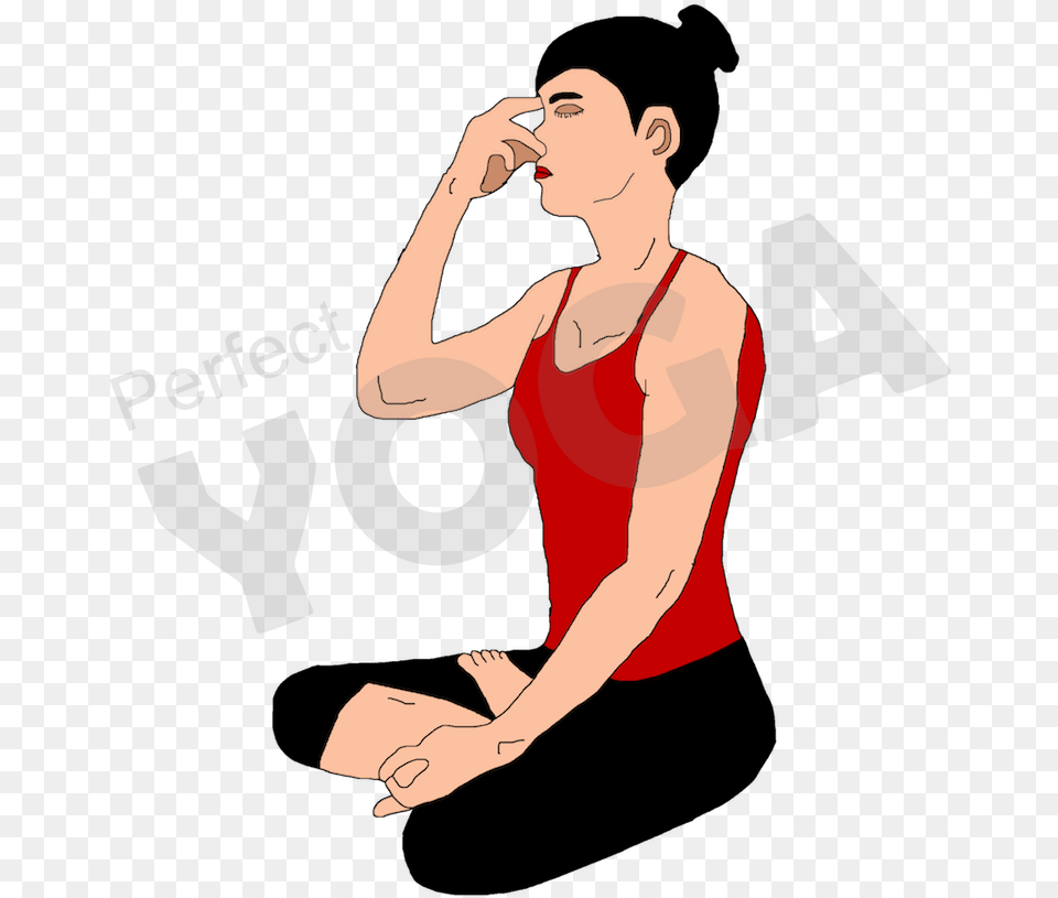 Transparent Yoga Clipart Black And White Yoga Anulom Vilom Clipart, Adult, Female, Person, Woman Free Png