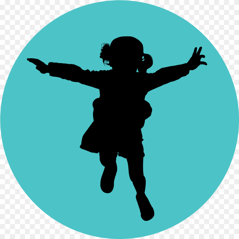 Transparent Young Girl Child Silhouette, Baby, Person, Dancing, Leisure Activities Png