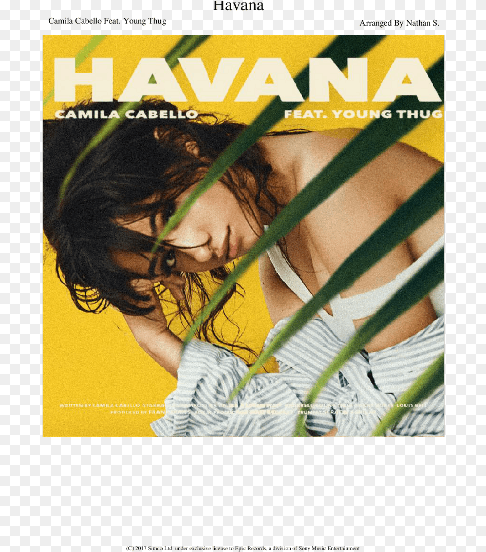 Transparent Young Thug Havana Album Camila Cabello, Publication, Book, Adult, Poster Free Png Download
