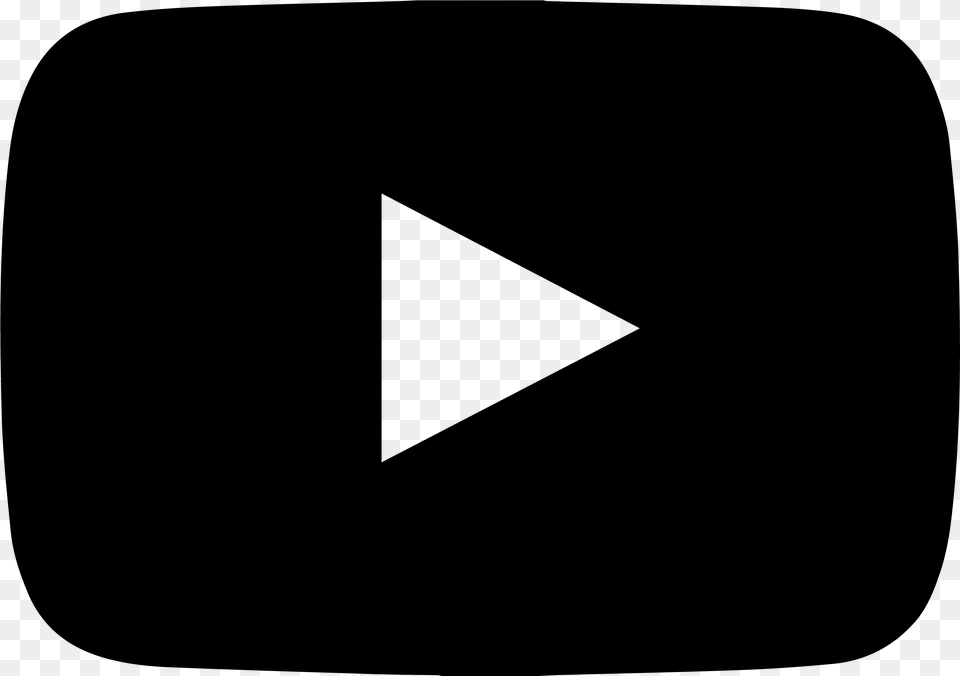Transparent Youtube Youtube Logo Black, Gray Free Png
