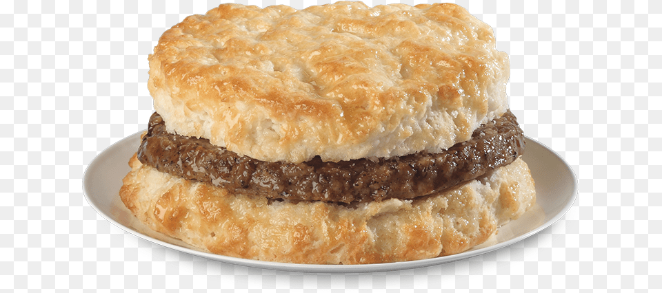 Transparent Yummy Bojangles Sausage Biscuit, Burger, Food, Dessert, Pastry Free Png Download