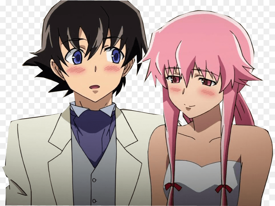 Transparent Yuno Future Diary, Book, Comics, Publication, Anime Free Png Download