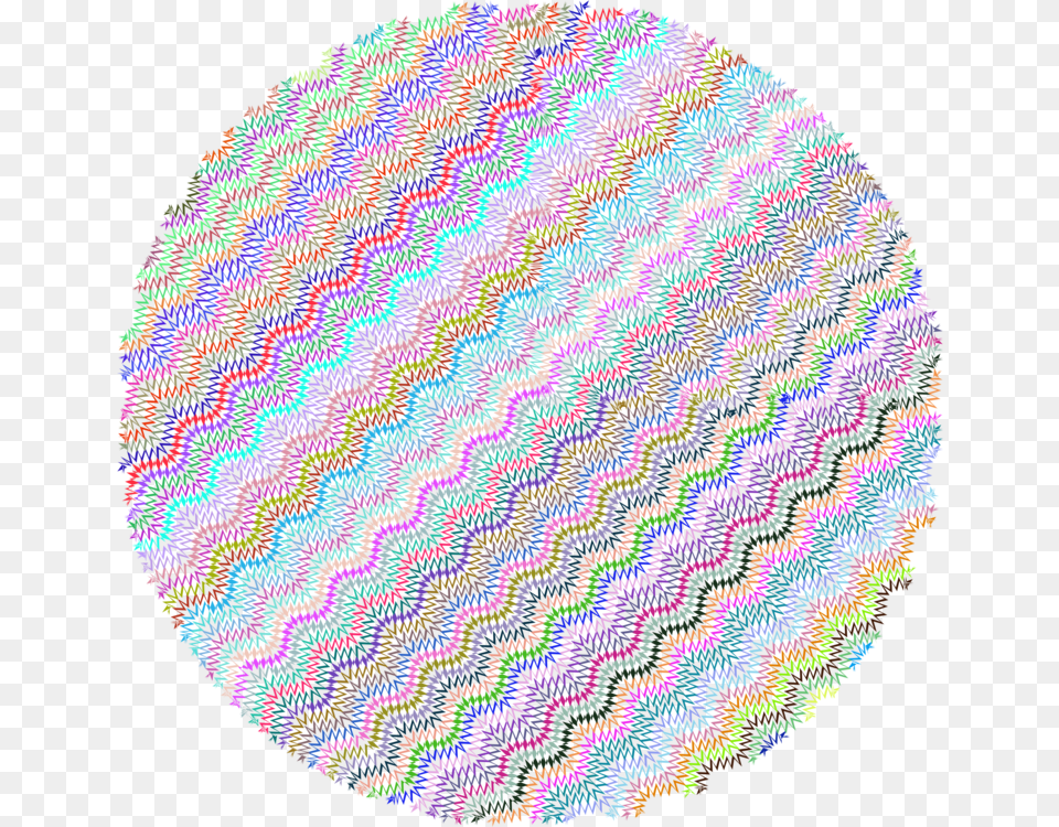 Transparent Zig Zag Line Zigzag Circle, Home Decor, Rug, Pattern Free Png Download