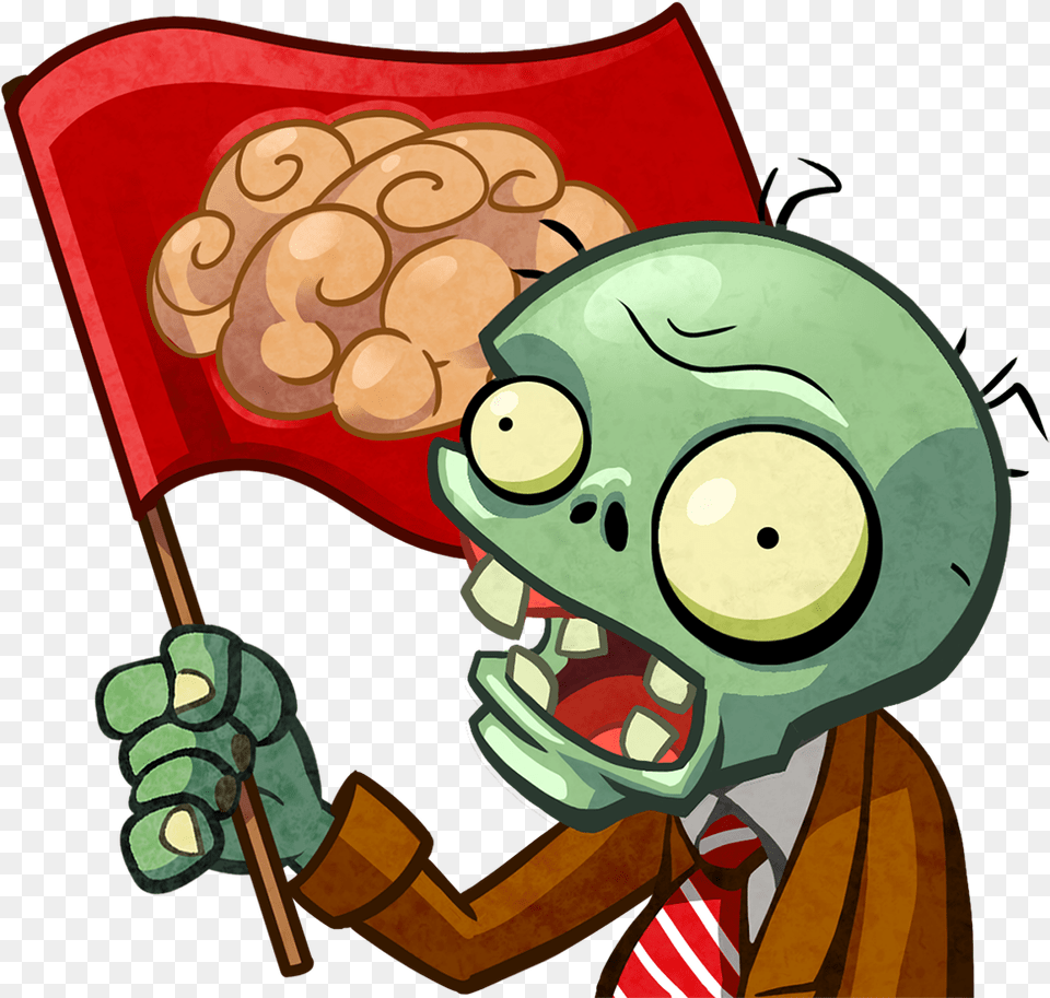 Zombie Brains Clipart Plants Vs Zombies Flag, Baby, Person Free Transparent Png