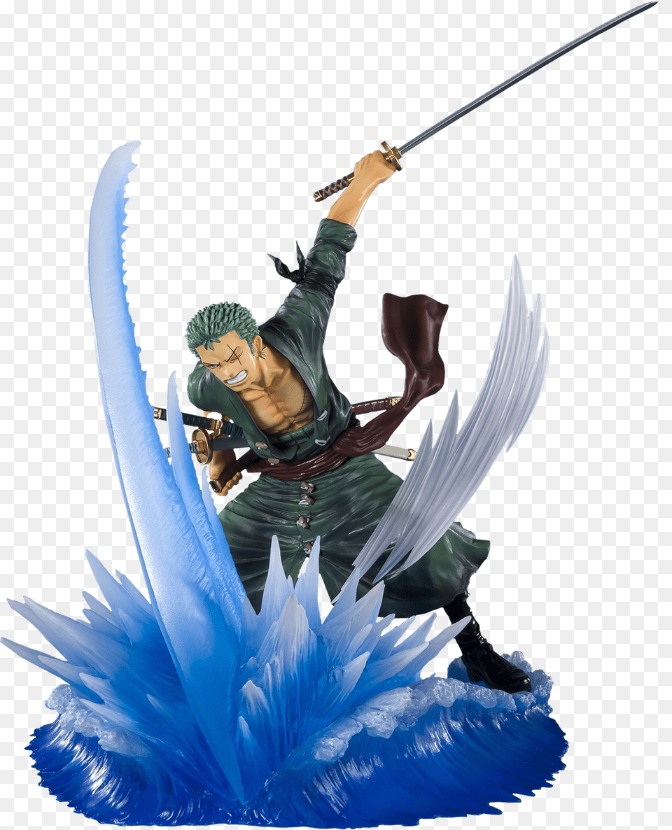 Transparent Zoro Zoro Figure One Piece, Sword, Weapon, Adult, Female Png Image