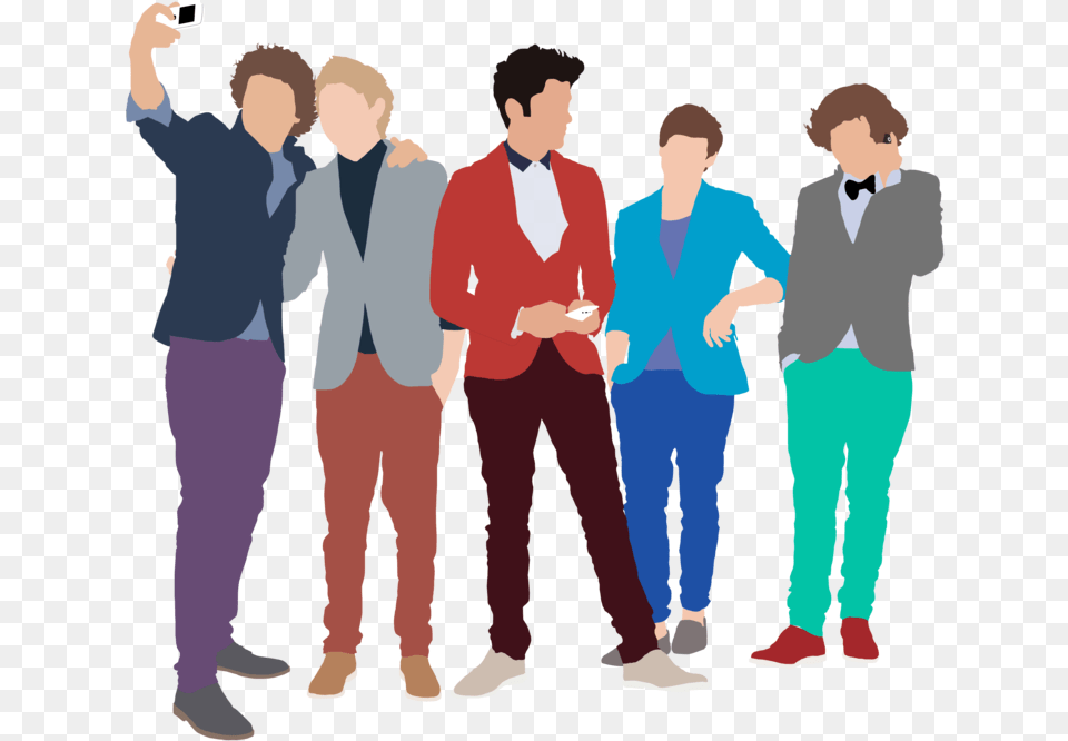 Transparents One Direction In X Factor, Suit, Clothing, Person, People Free Png