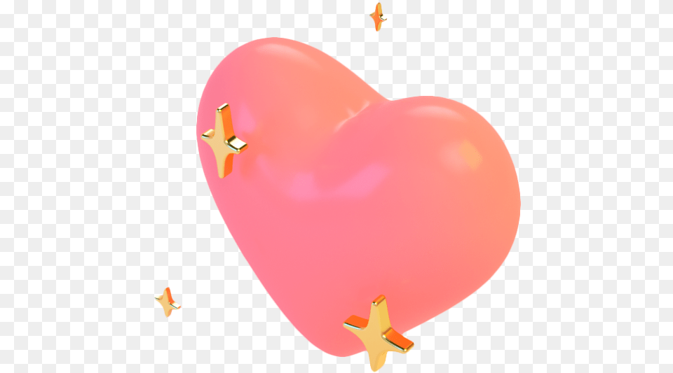 Transparentsticker Blgsoft Grunge Blg Gif Heart 3d Aesthetic, Balloon Png Image
