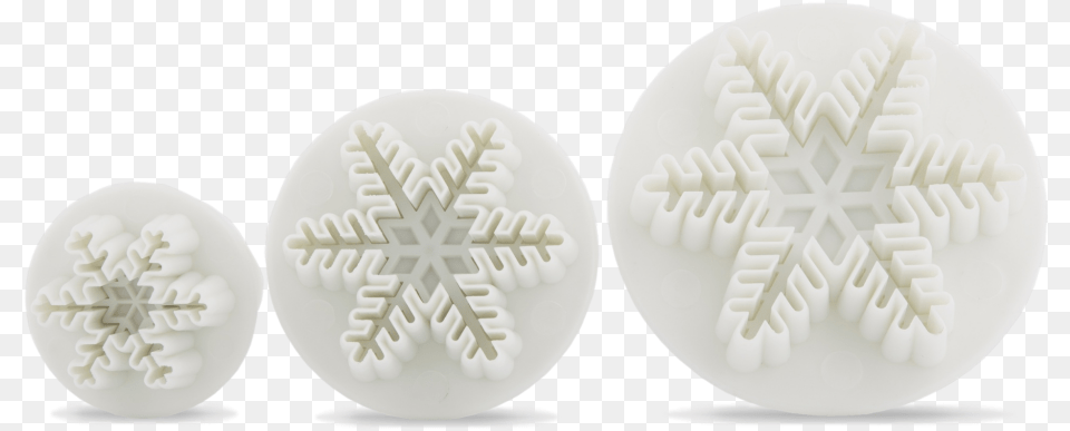 Transperant Snowflakes Earrings, Pottery, Plate, Art, Porcelain Free Png